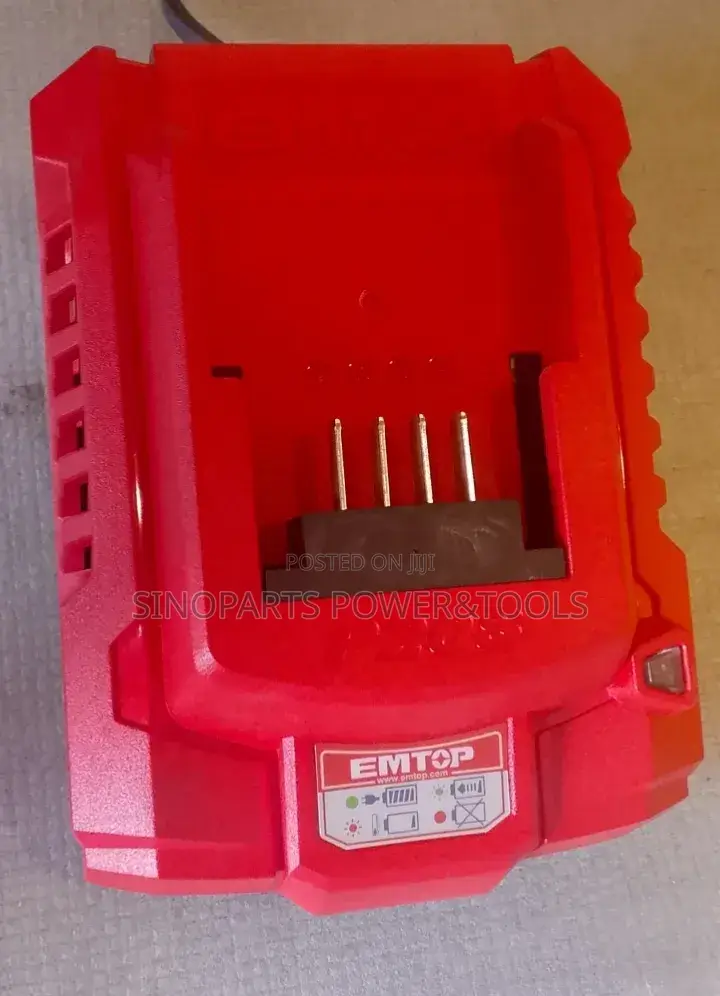 Emtop Efcr20200 P20s 20v Charger for Ingco Total Batteries