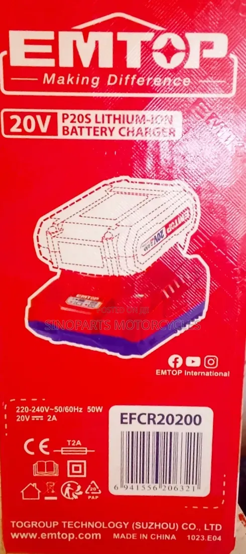 Emtop Li-Ion Battery Charger