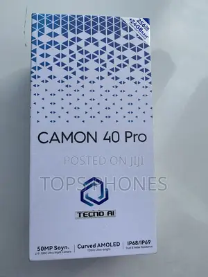 New Tecno Camon 40 Pro 5G 256 GB Black