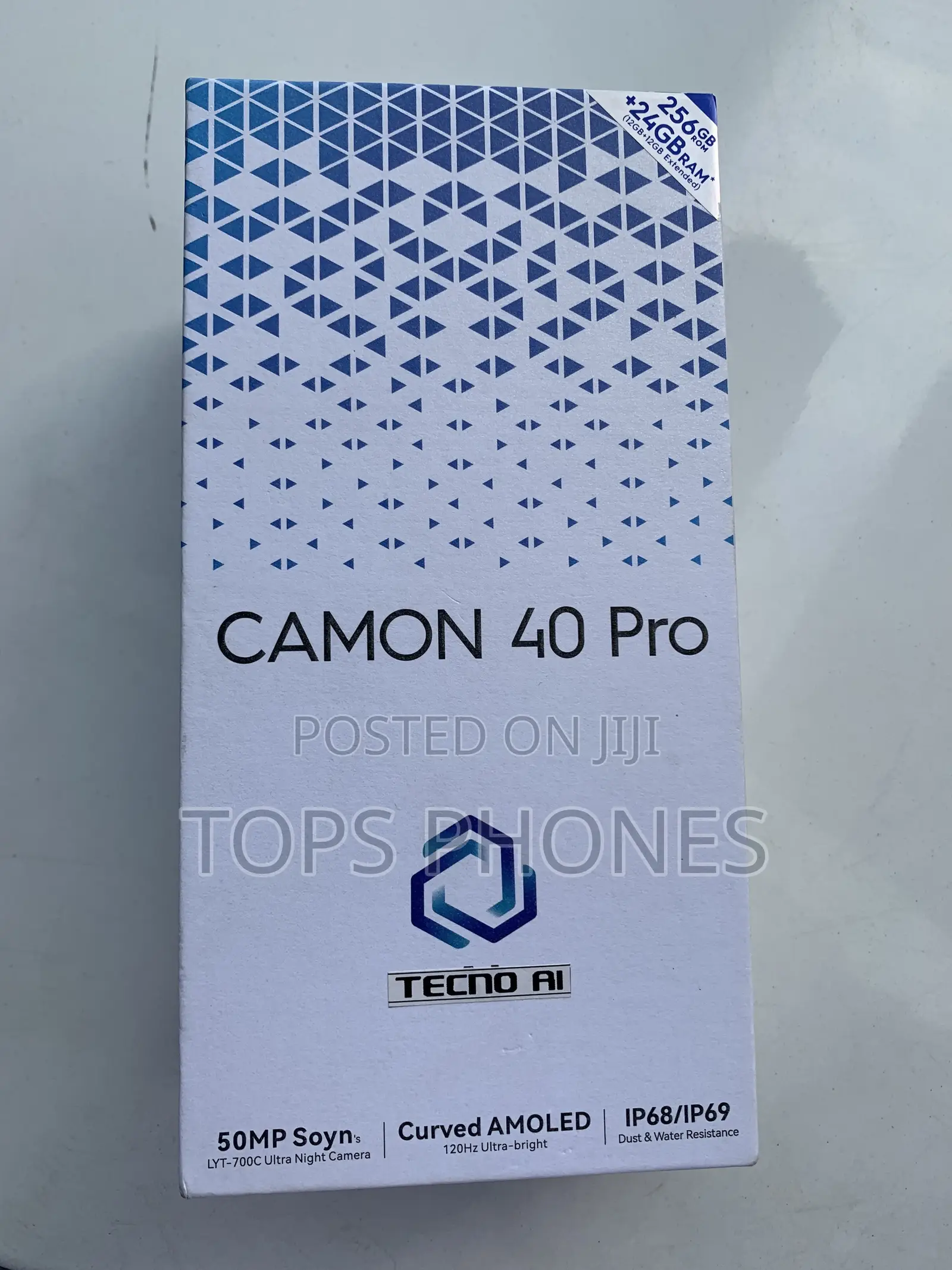 New Tecno Camon 40 Pro 5G 256 GB Black