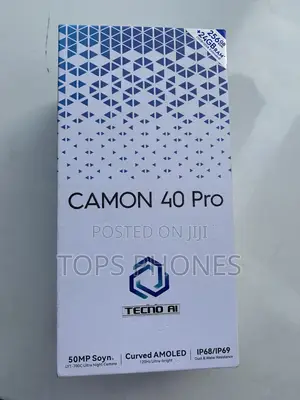 New Tecno Camon 40 Pro 5G 256 GB Black