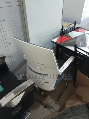 White Visitor's Chair
