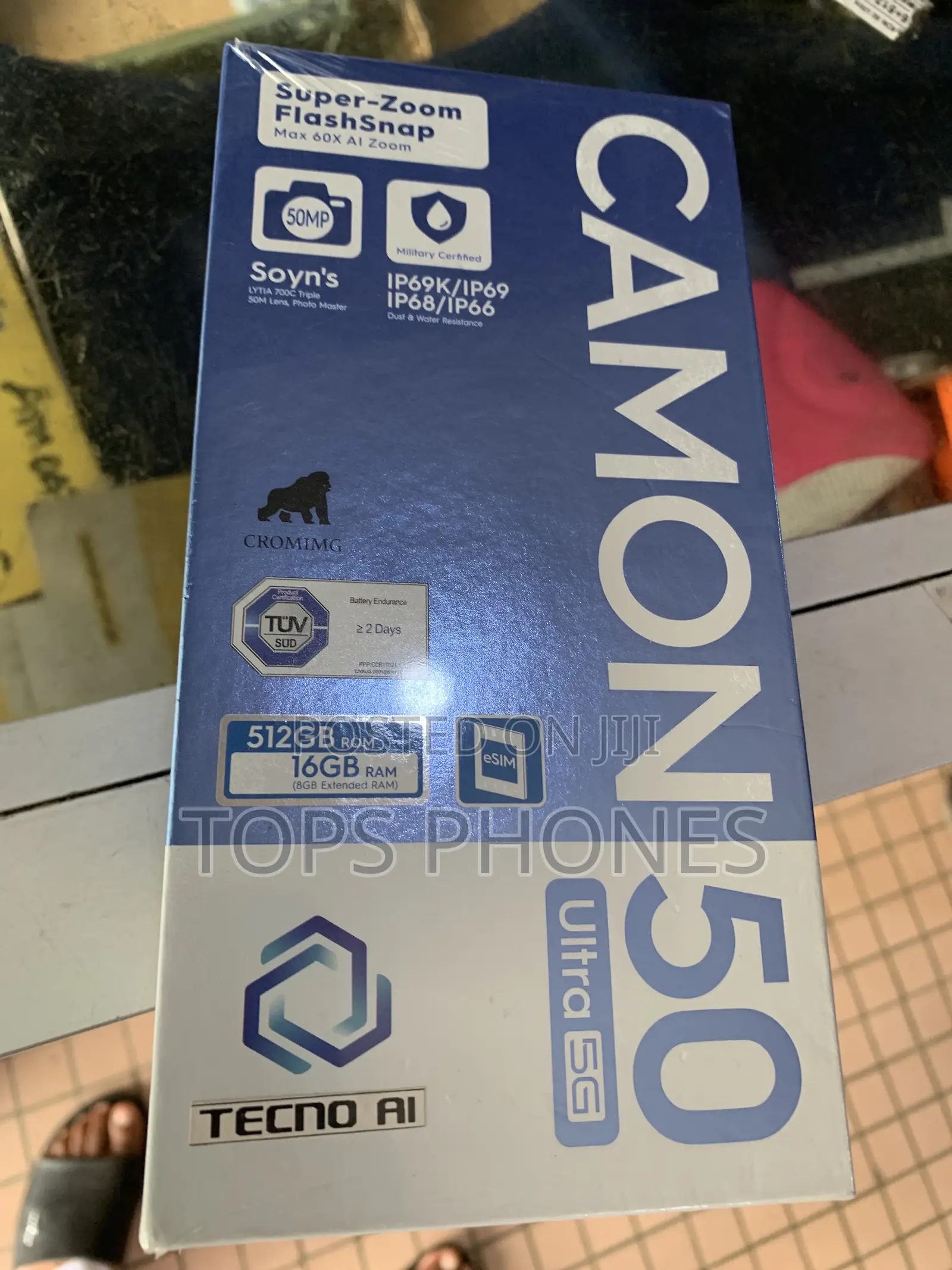 New Tecno Camon 50 Ultra 512 GB Gray
