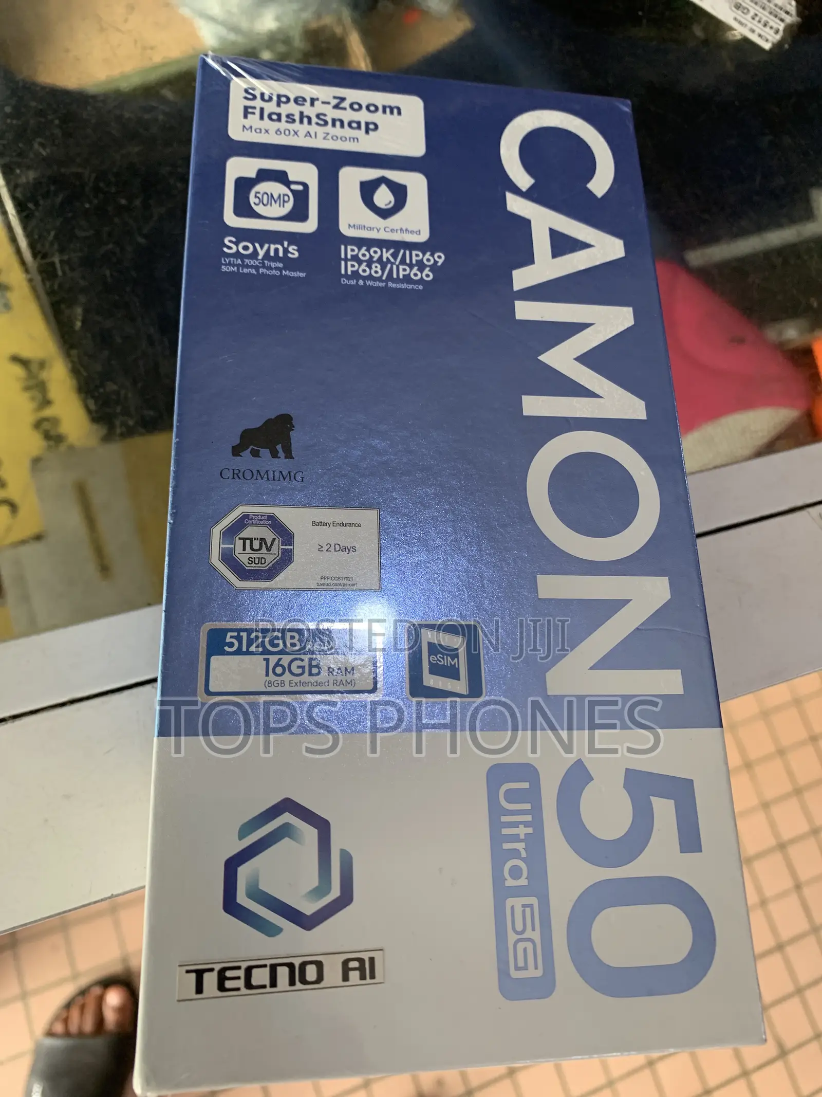 New Tecno Camon 50 Ultra 512 GB Gray