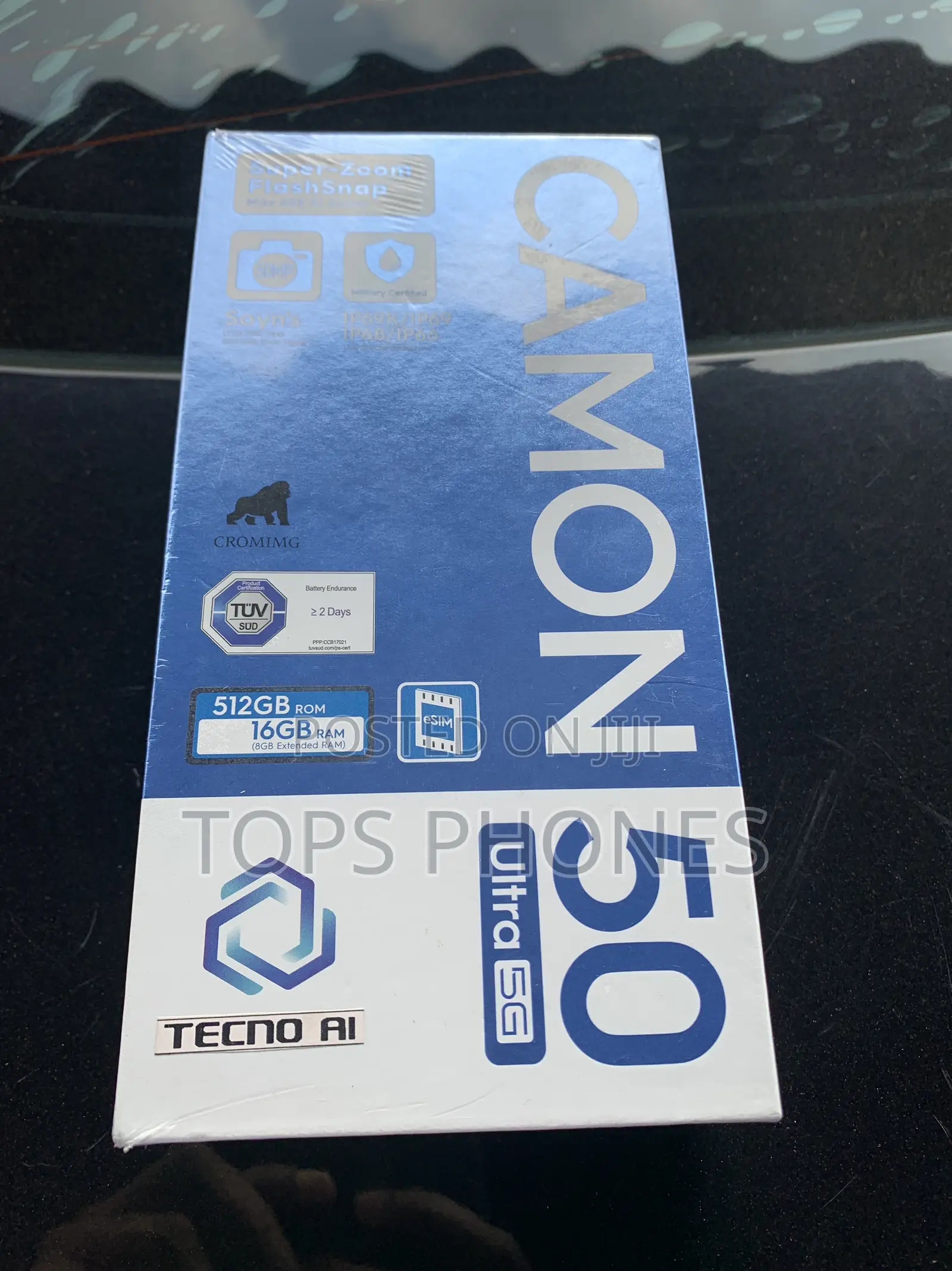 New Tecno Camon 50 Ultra 512 GB Black