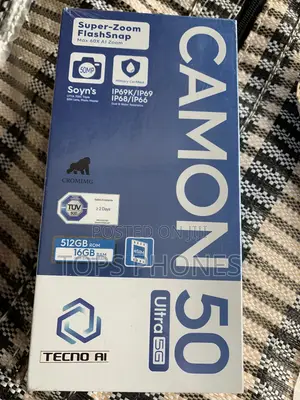 New Tecno Camon 50 Ultra 512 GB Black