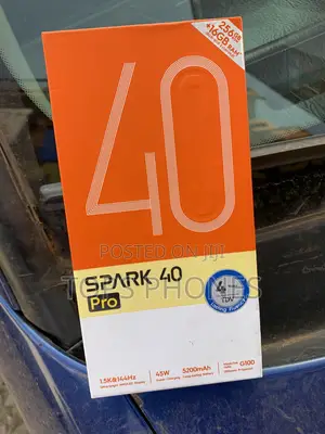 New Tecno Spark 40 Pro 256 GB Gray
