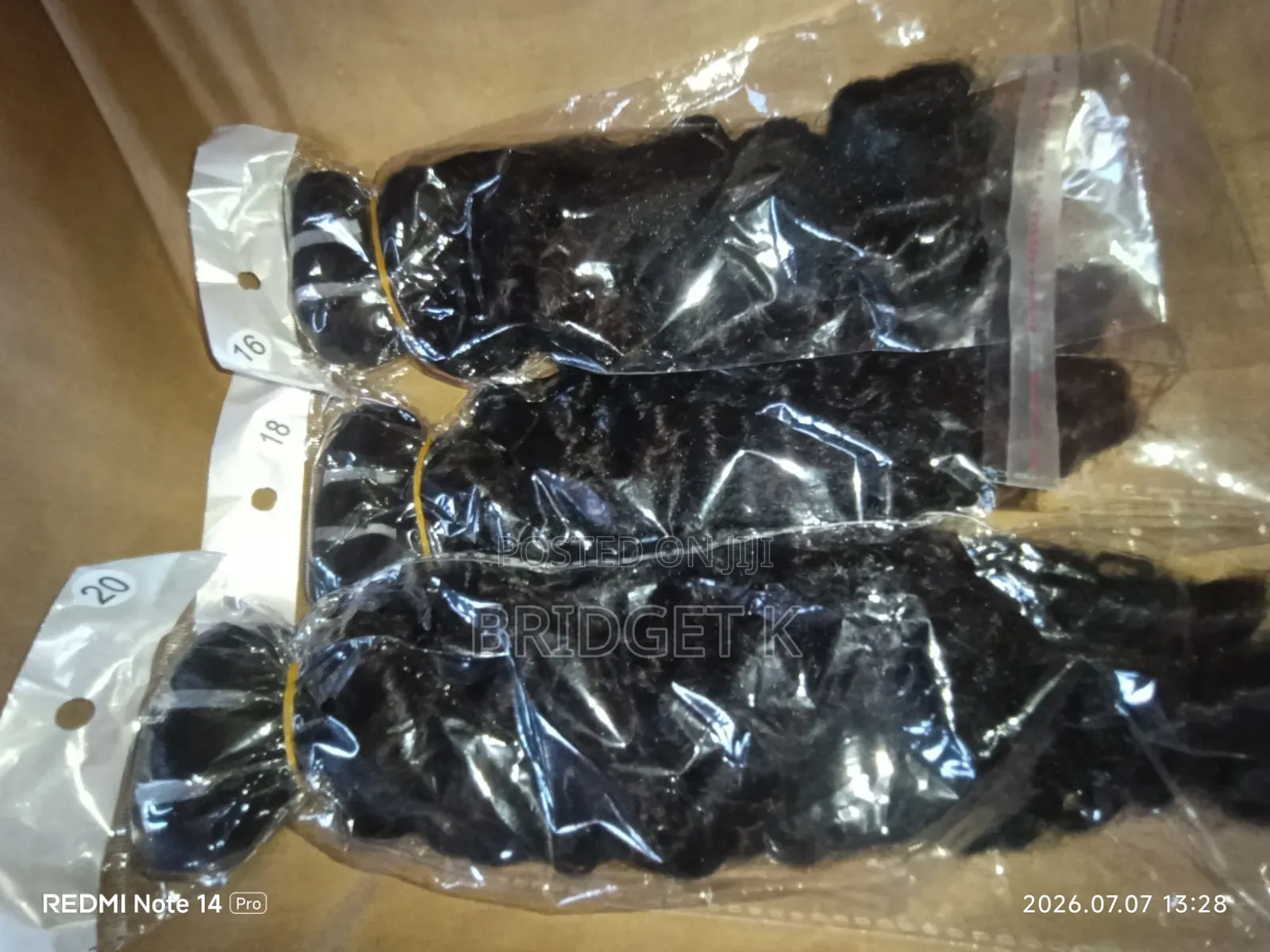 Burmese Curly Bundles Hair Set 16 "18"20"