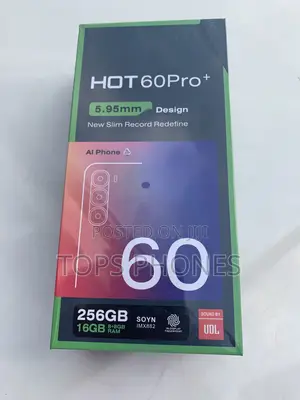 New Infinix Hot 60 Pro+ 256 GB Black