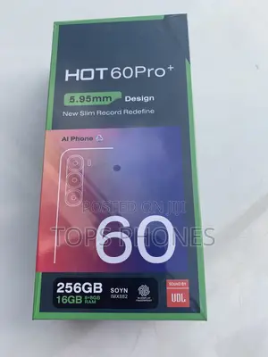 New Infinix Hot 60 Pro+ 256 GB Black