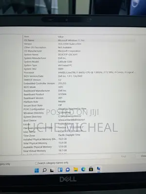 Laptop Dell Latitude 5500 16GB Intel Core i7 SSD 256GB