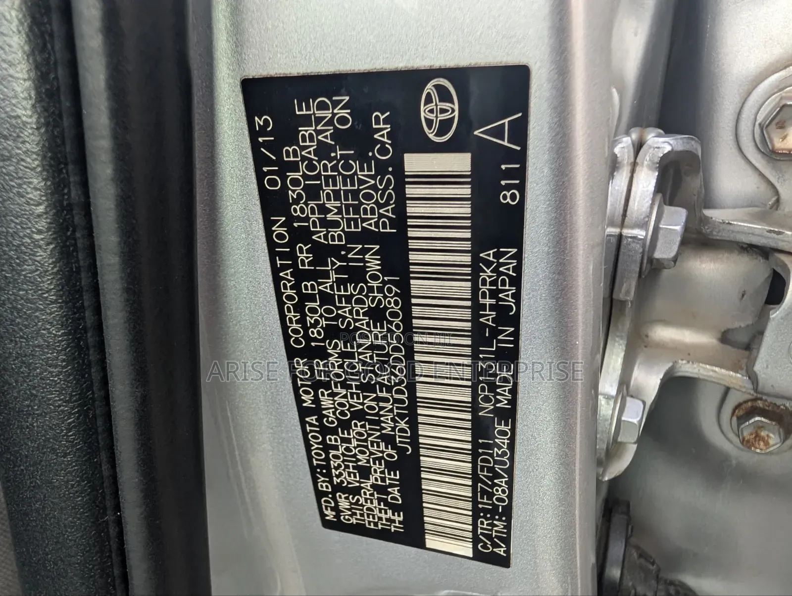 Toyota Yaris SE Hatchback 5dr 2013 Silver
