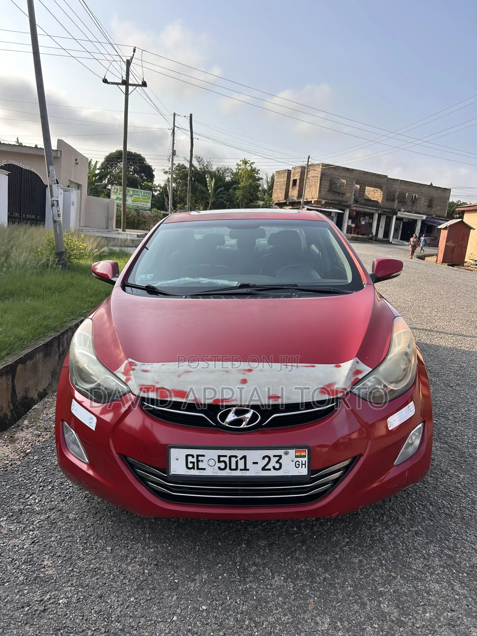 Hyundai Elantra GLS Sedan FWD (1.8L 4cyl 6A) 2013 Red