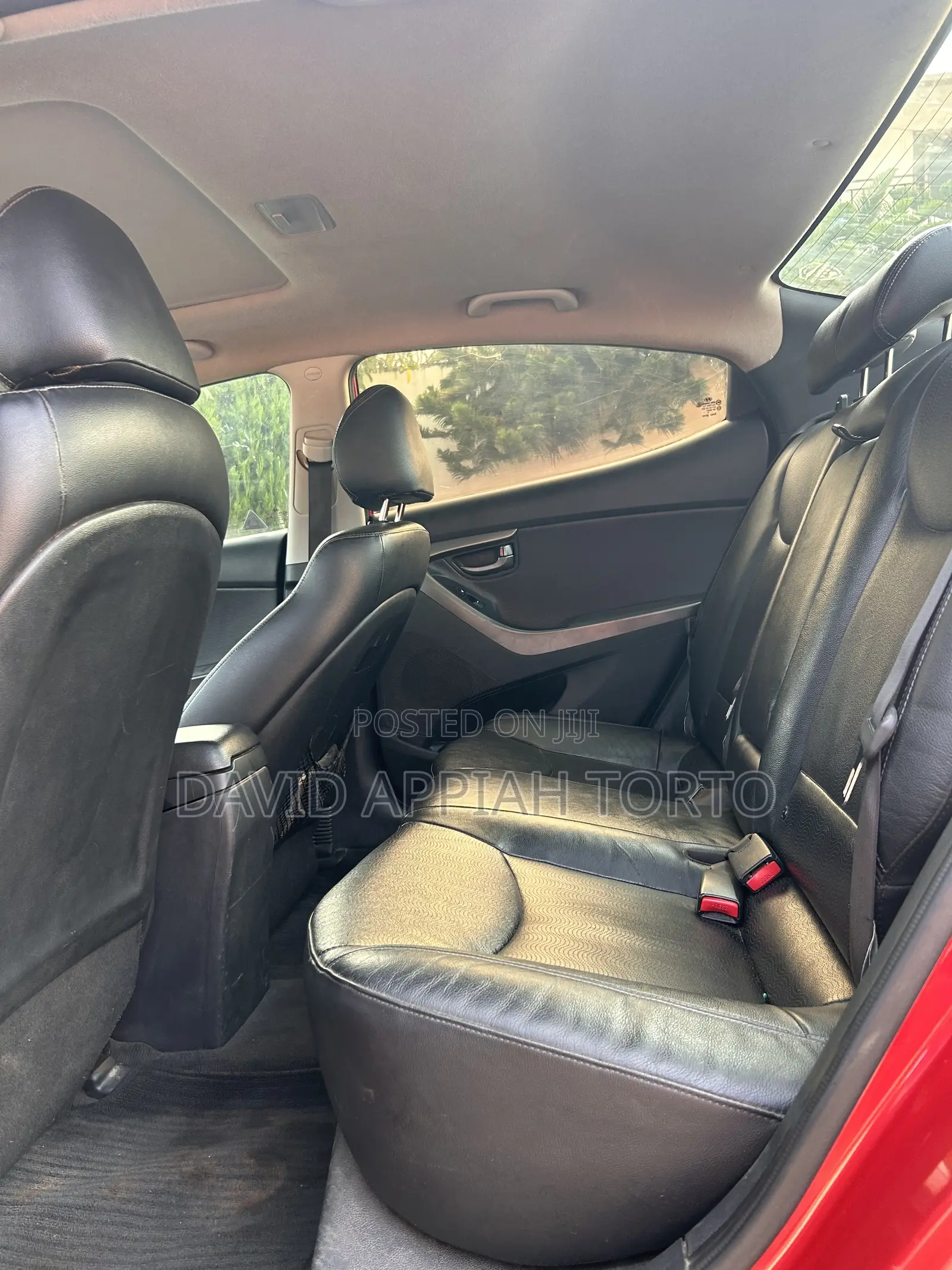 Hyundai Elantra GLS Sedan FWD (1.8L 4cyl 6A) 2013 Red