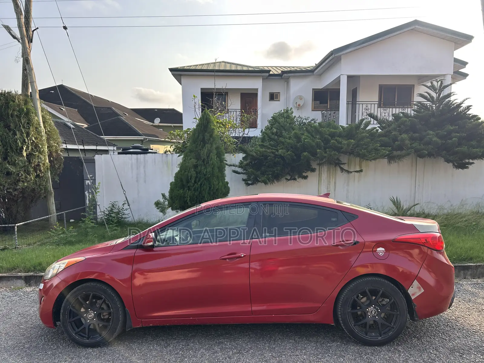 Hyundai Elantra GLS Sedan FWD (1.8L 4cyl 6A) 2013 Red