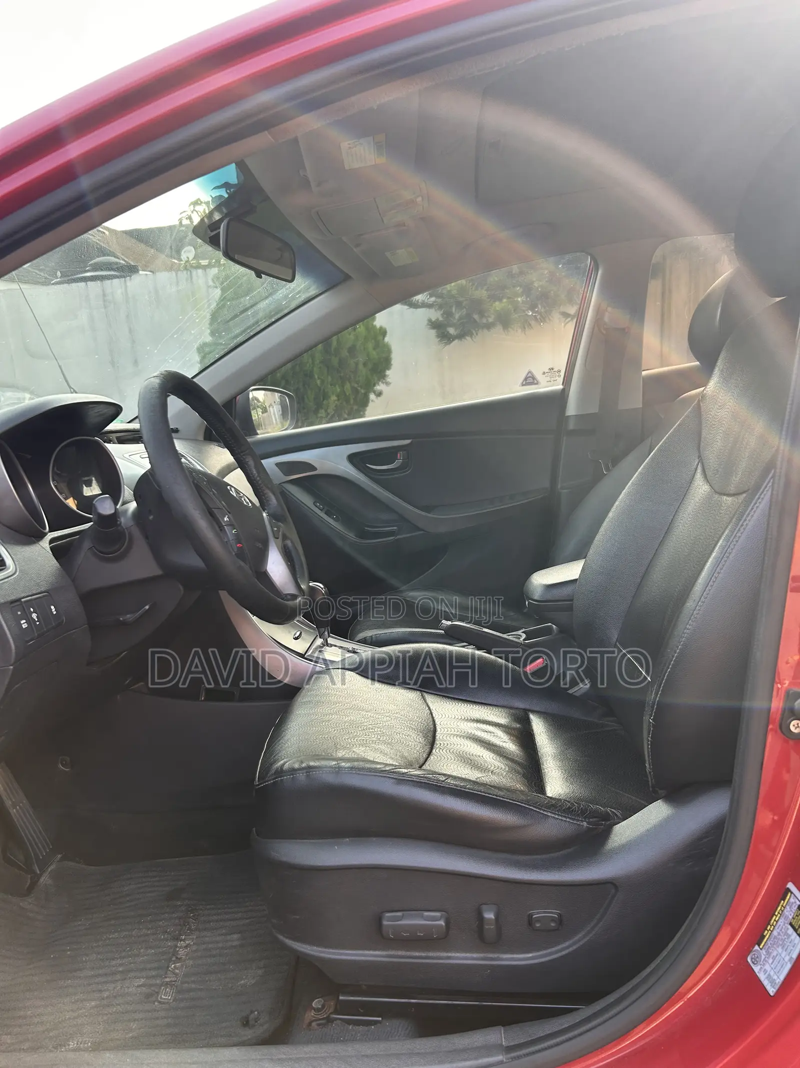 Hyundai Elantra GLS Sedan FWD (1.8L 4cyl 6A) 2013 Red