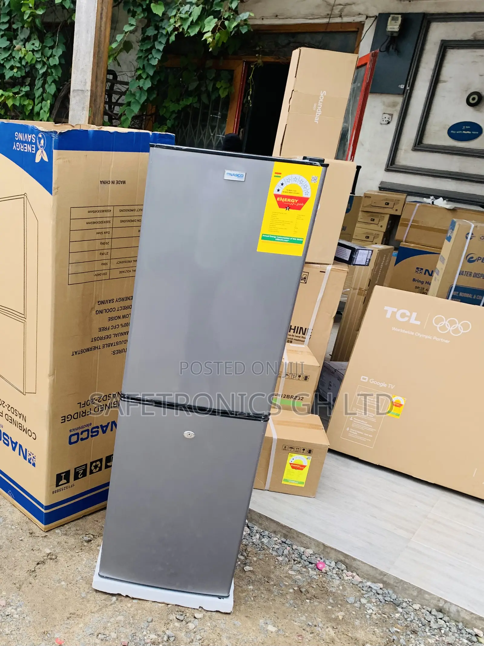 Accurate Nasco 158ltrs Bottom Freezer Fridge [Nasd2-20fl]