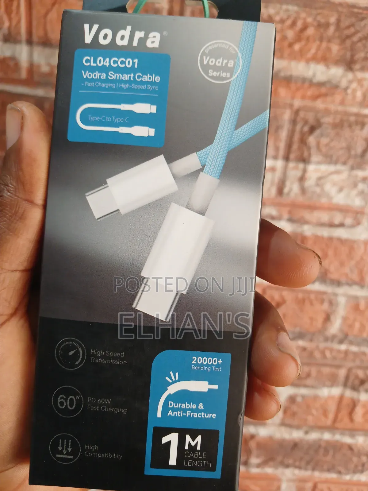 Type -C and iPhone Vodra Fast Charging Cables