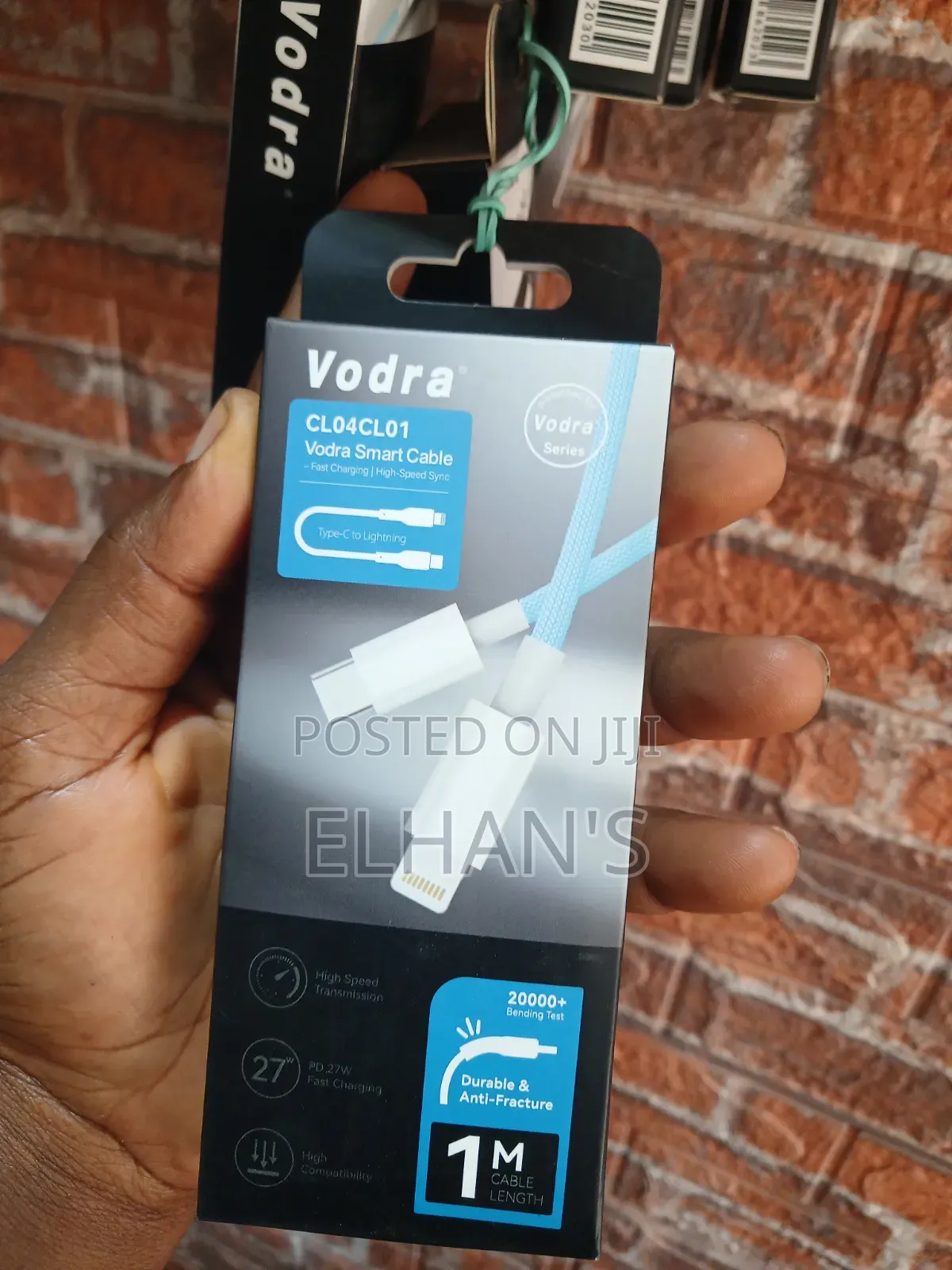 Type -C and iPhone Vodra Fast Charging Cables