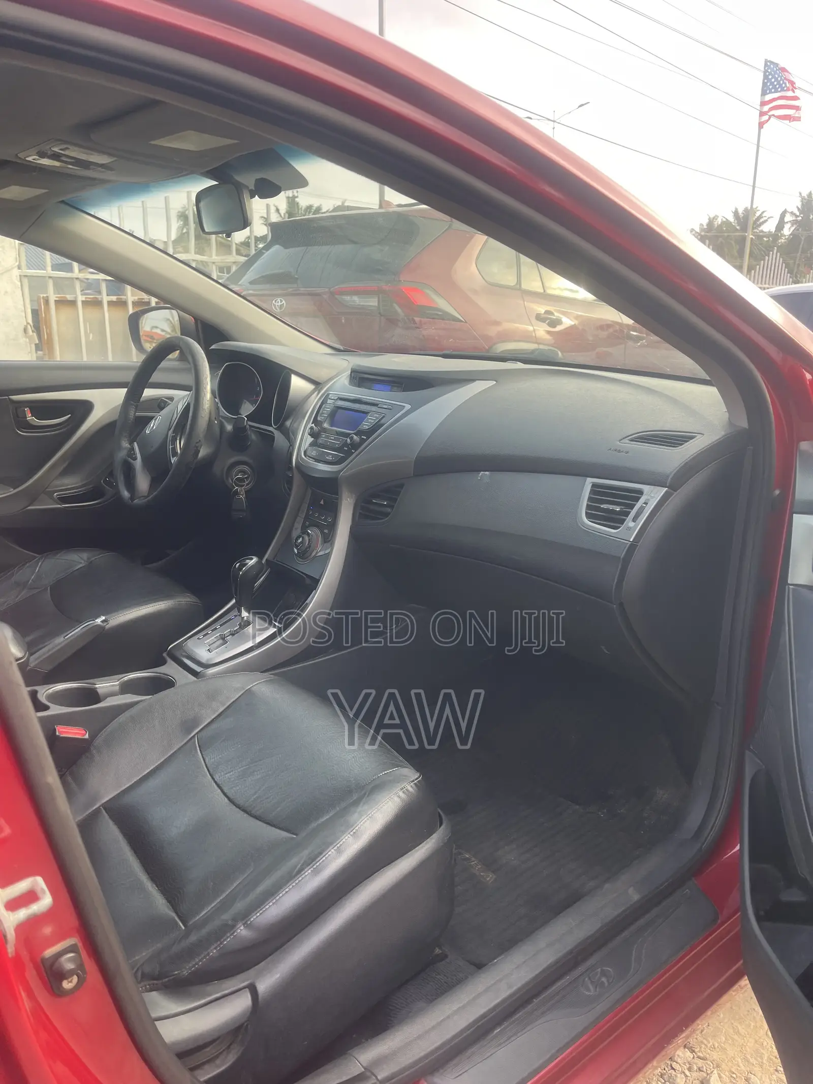 Hyundai Elantra Limited Sedan FWD (1.8L 4cyl 6A) 2013 Red