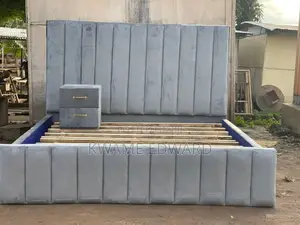 King Size Bed Frame Ash Color Available for Pickup Anytime