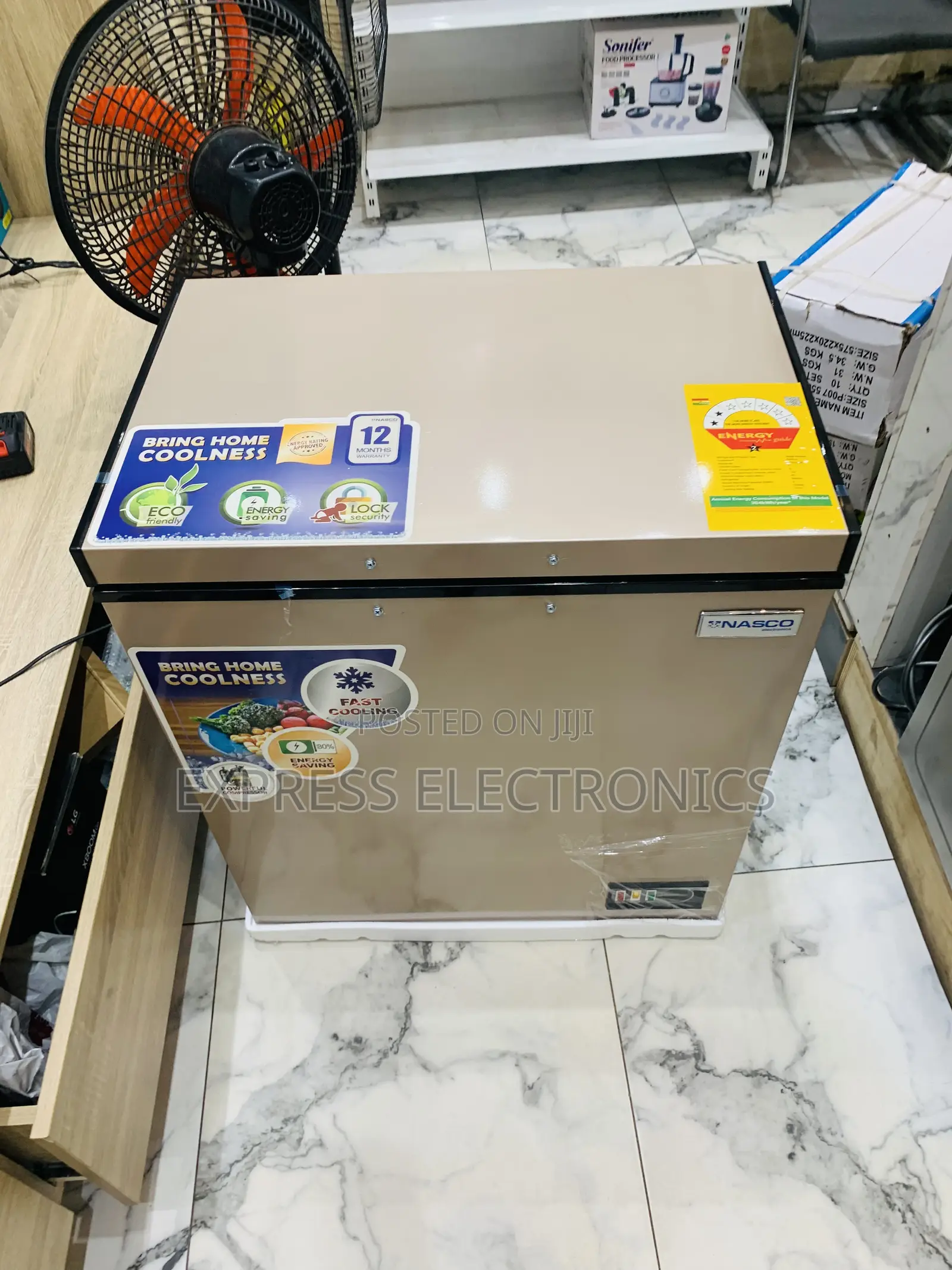 Nas-200fl Gold Chest Freezer Single Door Nasco