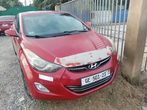 Hyundai Elantra 2013 Red