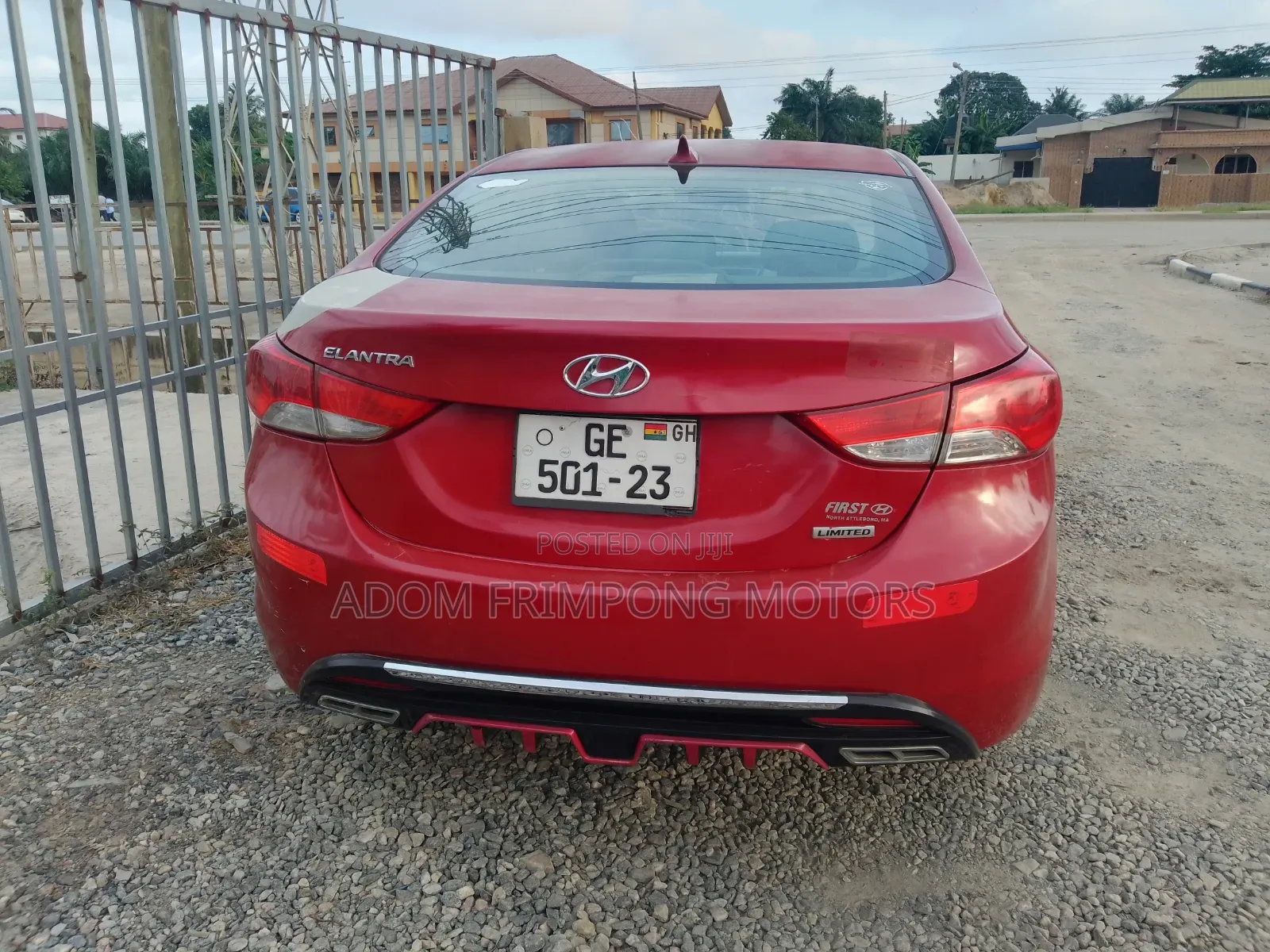 Hyundai Elantra 2013 Red
