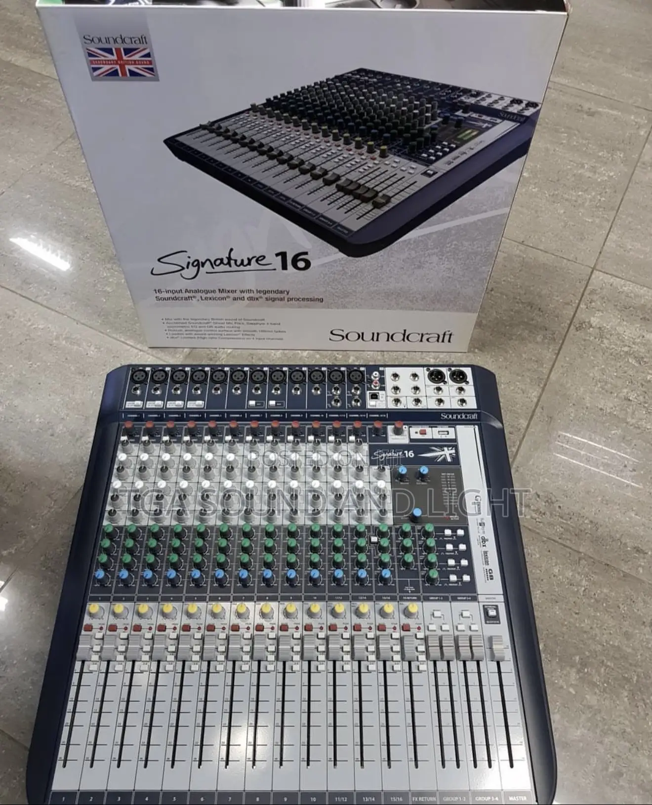 Soundcraft Uk Signature 16 Mixer With Effects