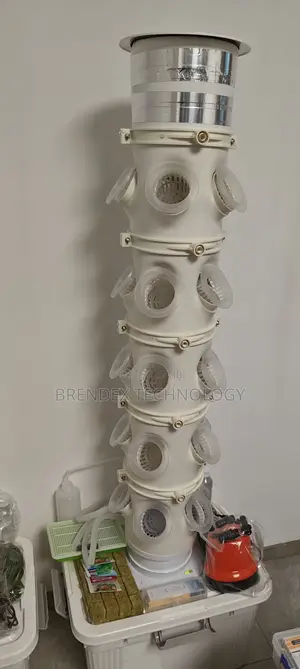 All-in-One Smart Hydroponic Towers for Vertical Farming 25 Pot Model