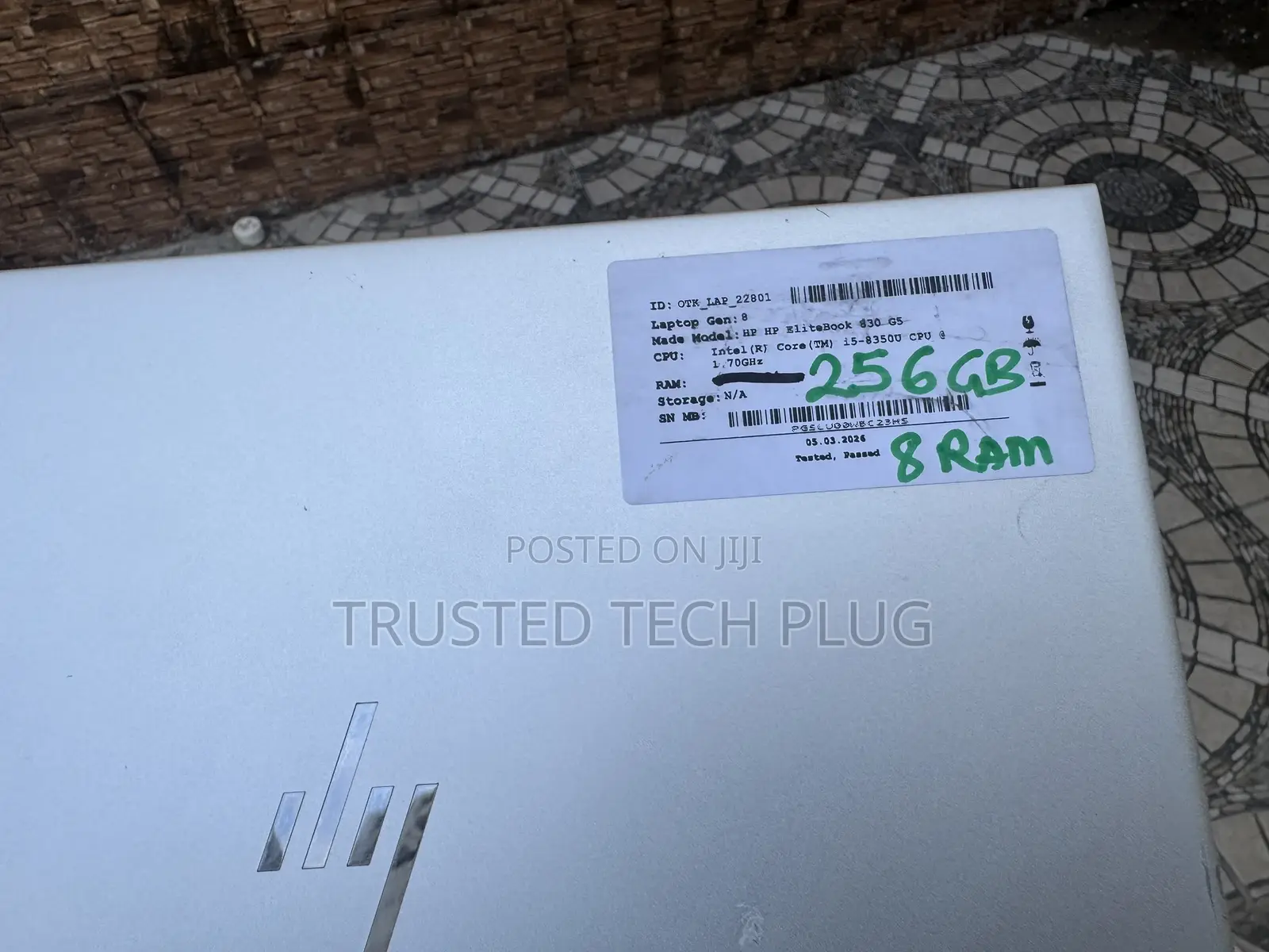 Laptop HP EliteBook 830 G5 8GB Intel Core i5 SSD 256GB