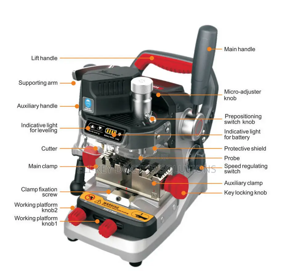Xhorse Xp-007 Key Cutting Machine for Laser Dimple and Flat Keys