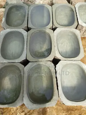 Concrete Feeders and Drinkers for Rabbits and Grasscutters