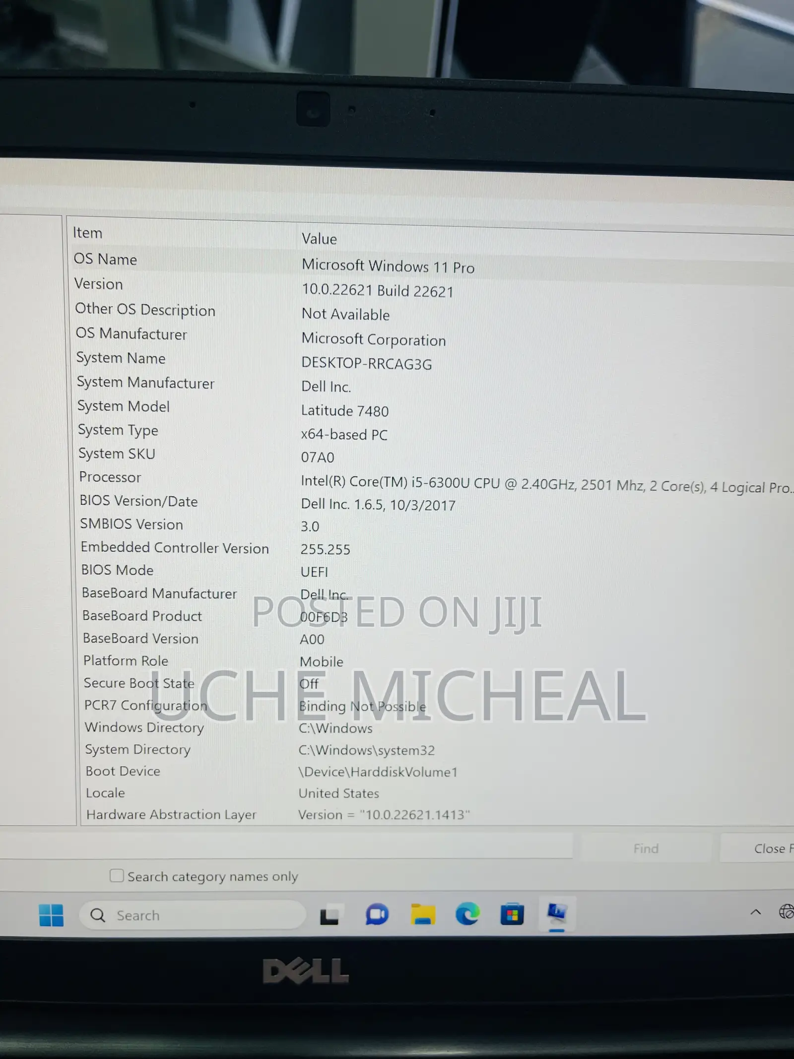Laptop Dell Latitude 7480 8GB Intel Core i5 SSD 128GB
