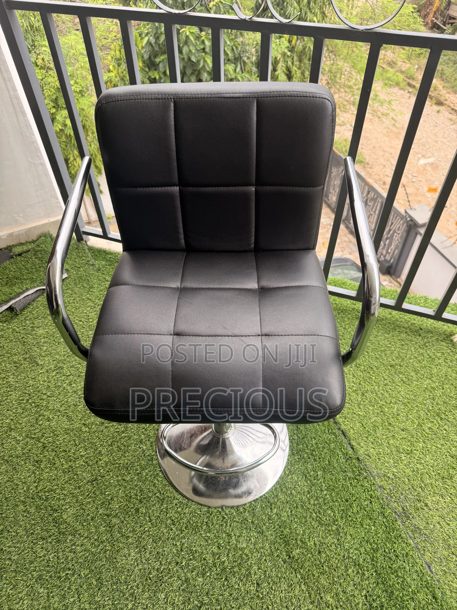 Modern Adjustable Swivel Bar Stool Chair With Armrests