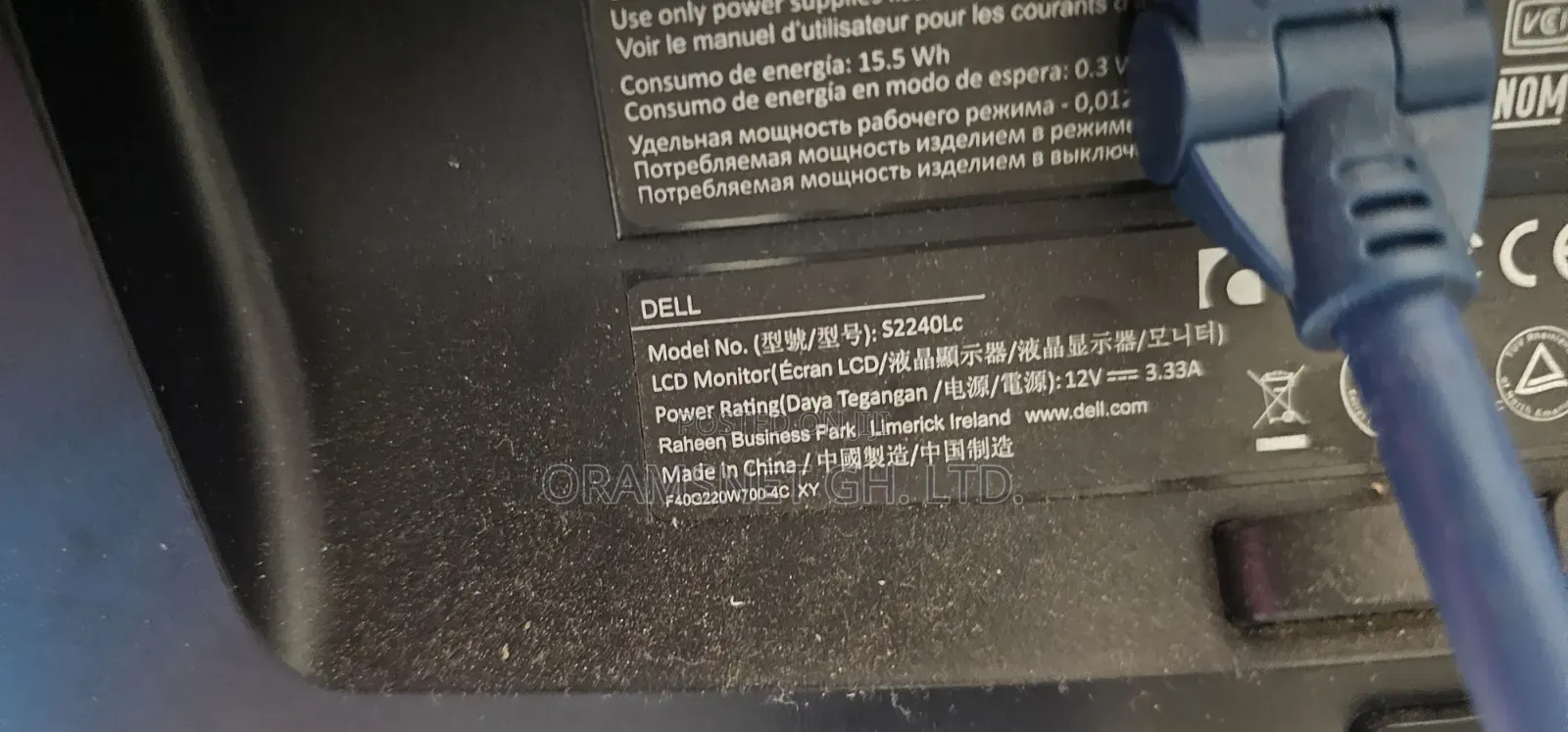 22 Inches Dell Monitor