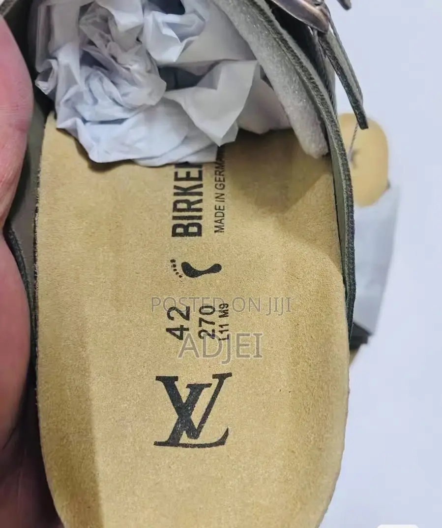 Louis Vuitton Customized Authentic Birkenstock Arizona Size 42