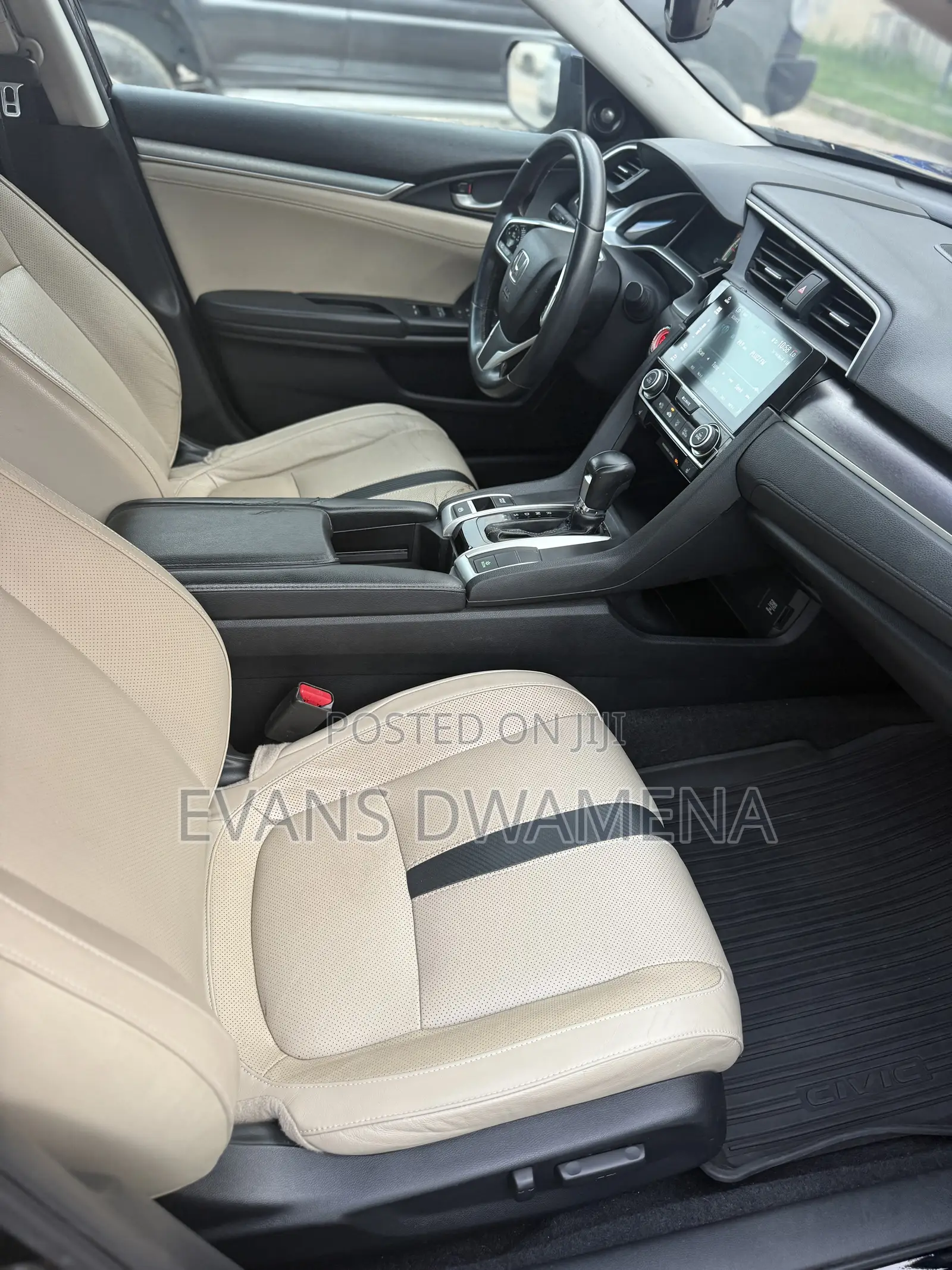 Honda Civic Touring 4dr Sedan (1.5L 4cyl) 2017 Black