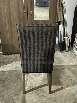 High Quality Grey Striped Dining Chairs – Foreign Used