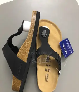 Original Birkenstock Gizeh Closed-Toe Sandals, Size 38, Dark