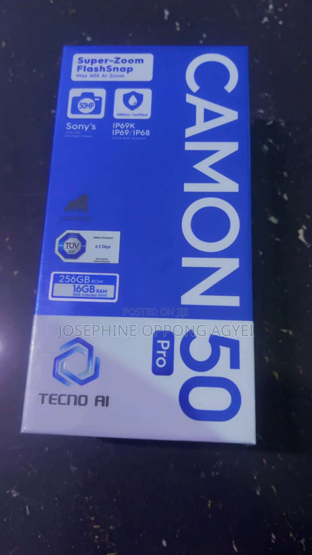 New Tecno Camon 50 Pro 256 GB Green