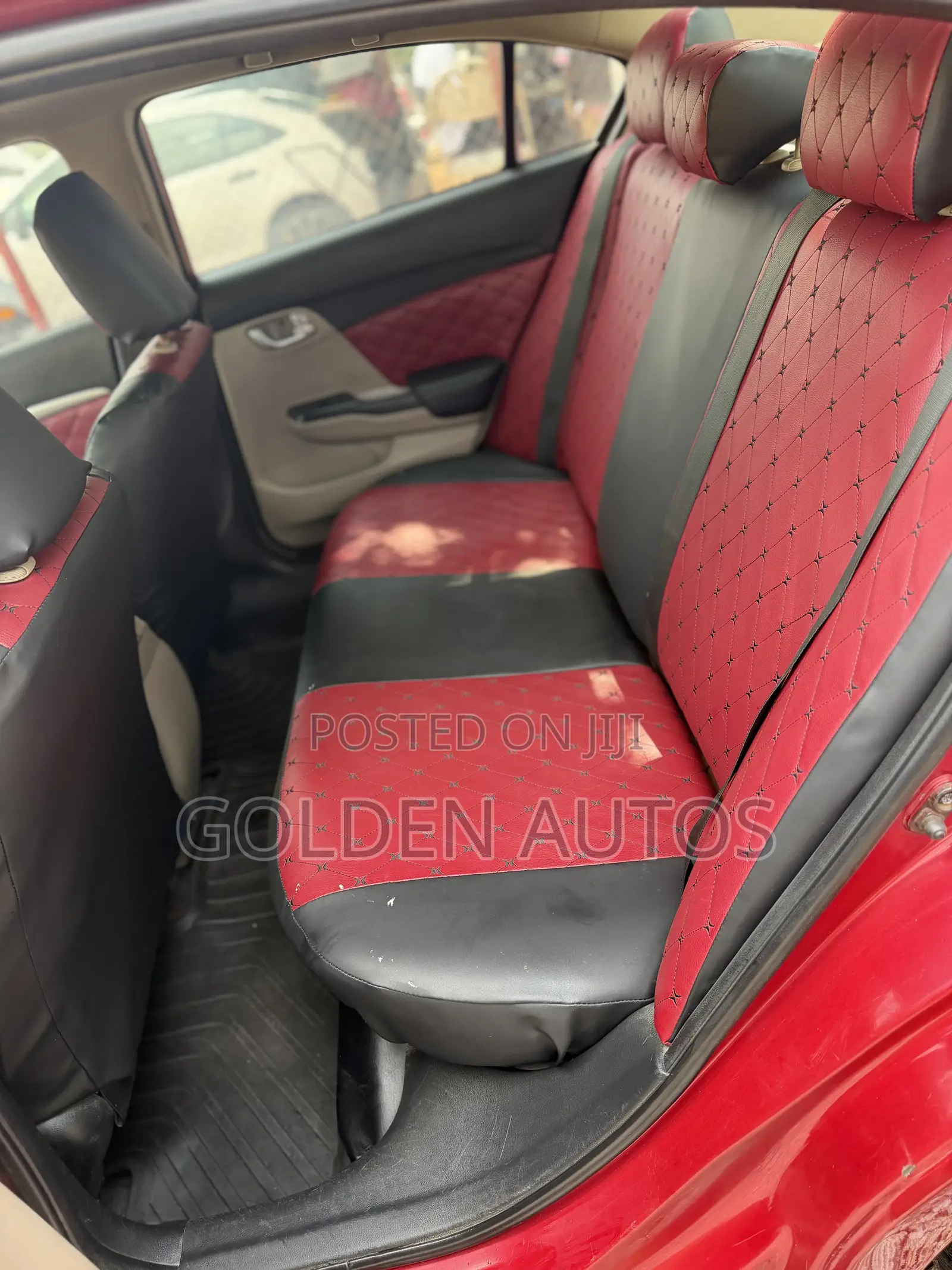 Honda Civic EX-L 4dr Sedan (1.8L 4cyl CVT) 2015 Red
