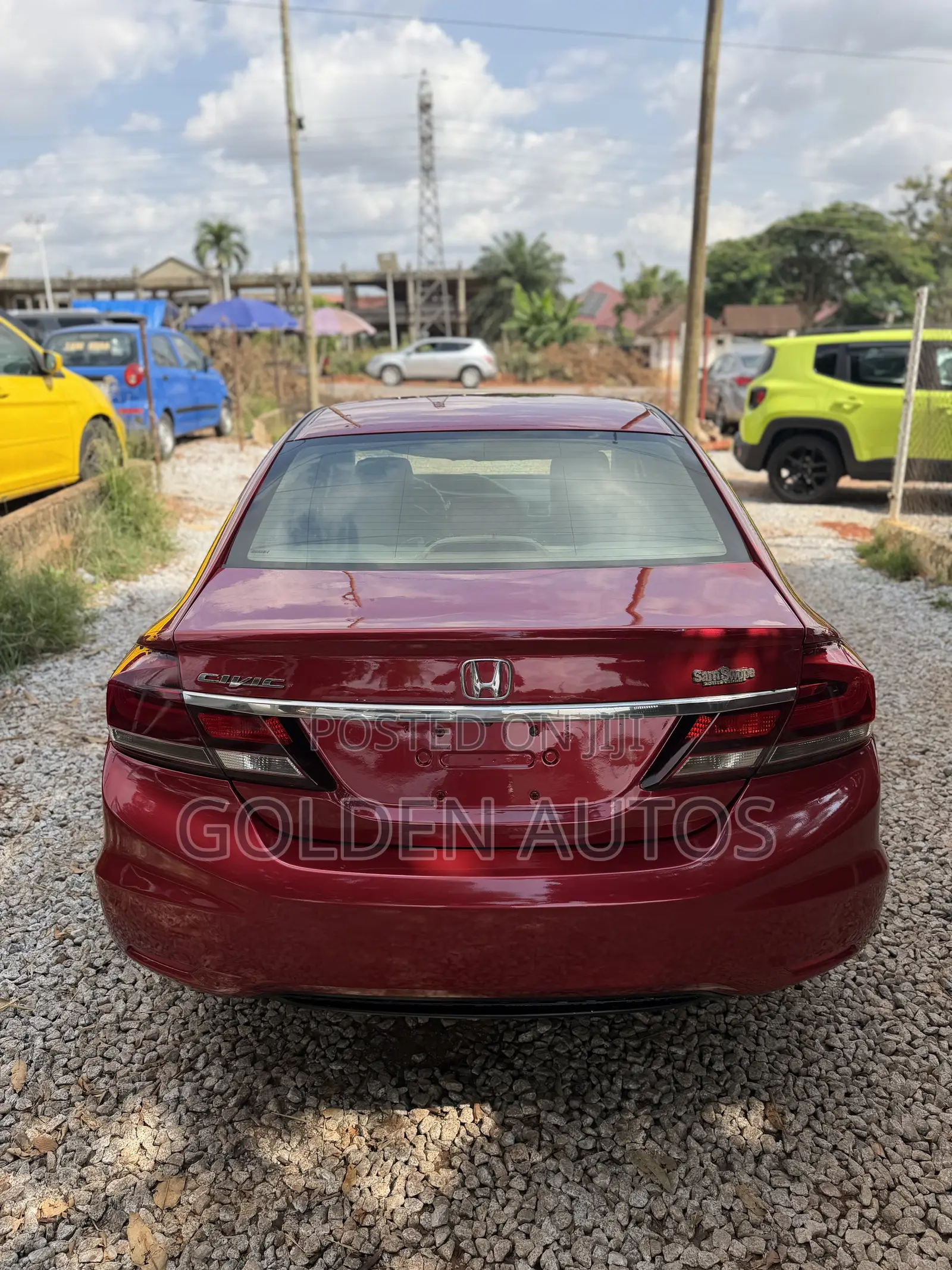 Honda Civic EX-L 4dr Sedan (1.8L 4cyl CVT) 2015 Red