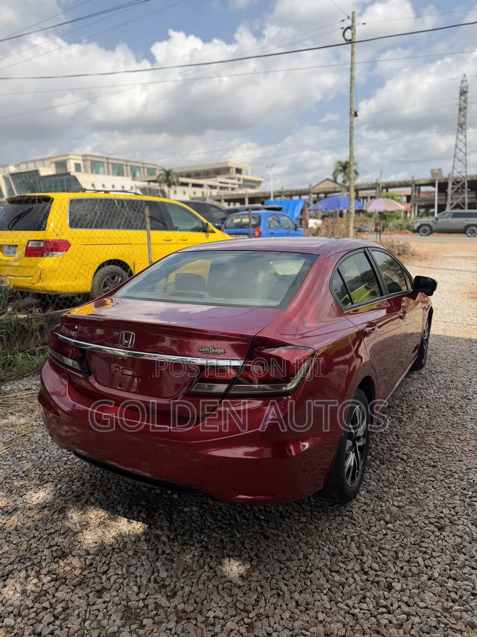Honda Civic EX-L 4dr Sedan (1.8L 4cyl CVT) 2015 Red
