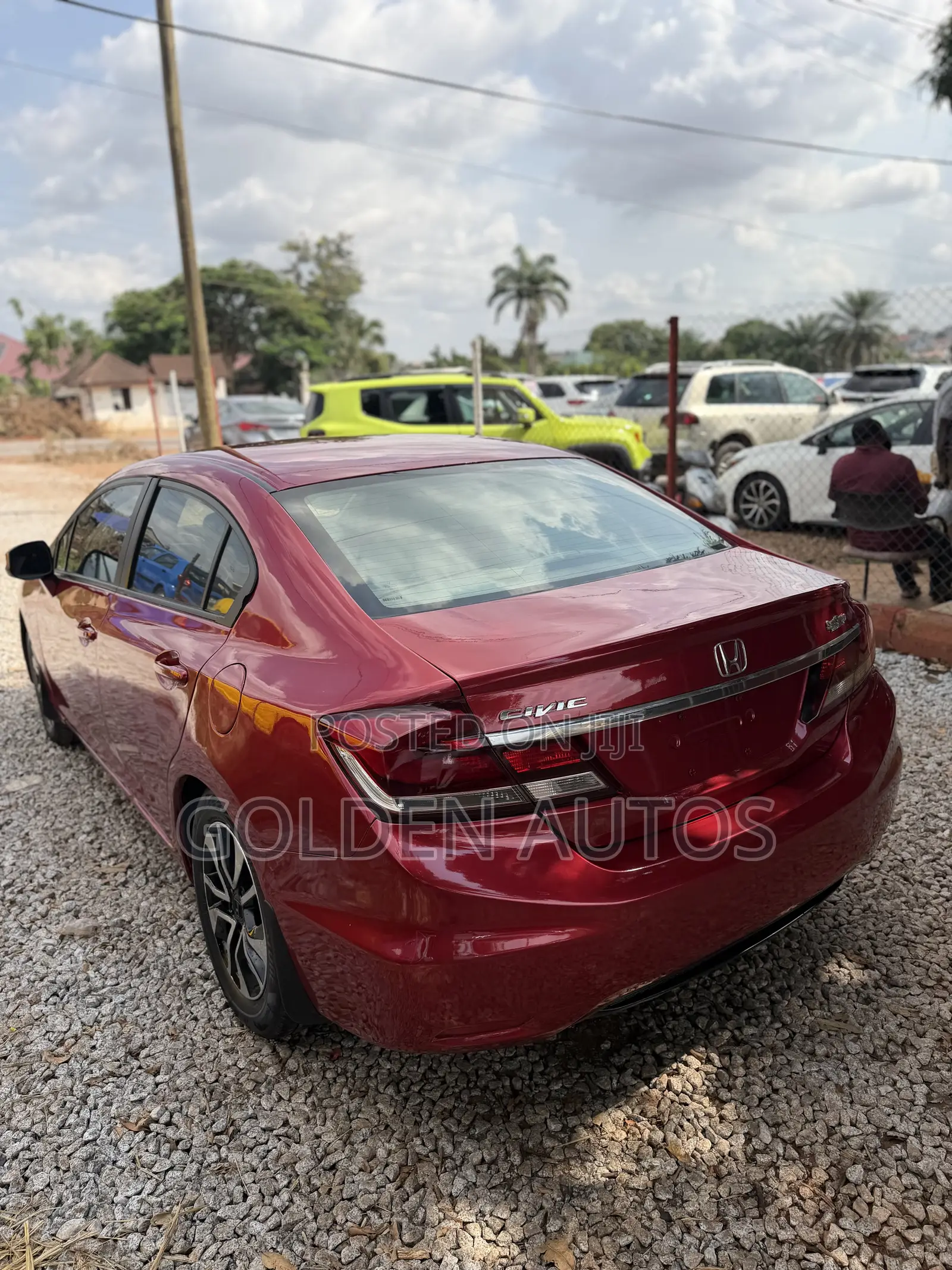 Honda Civic EX-L 4dr Sedan (1.8L 4cyl CVT) 2015 Red