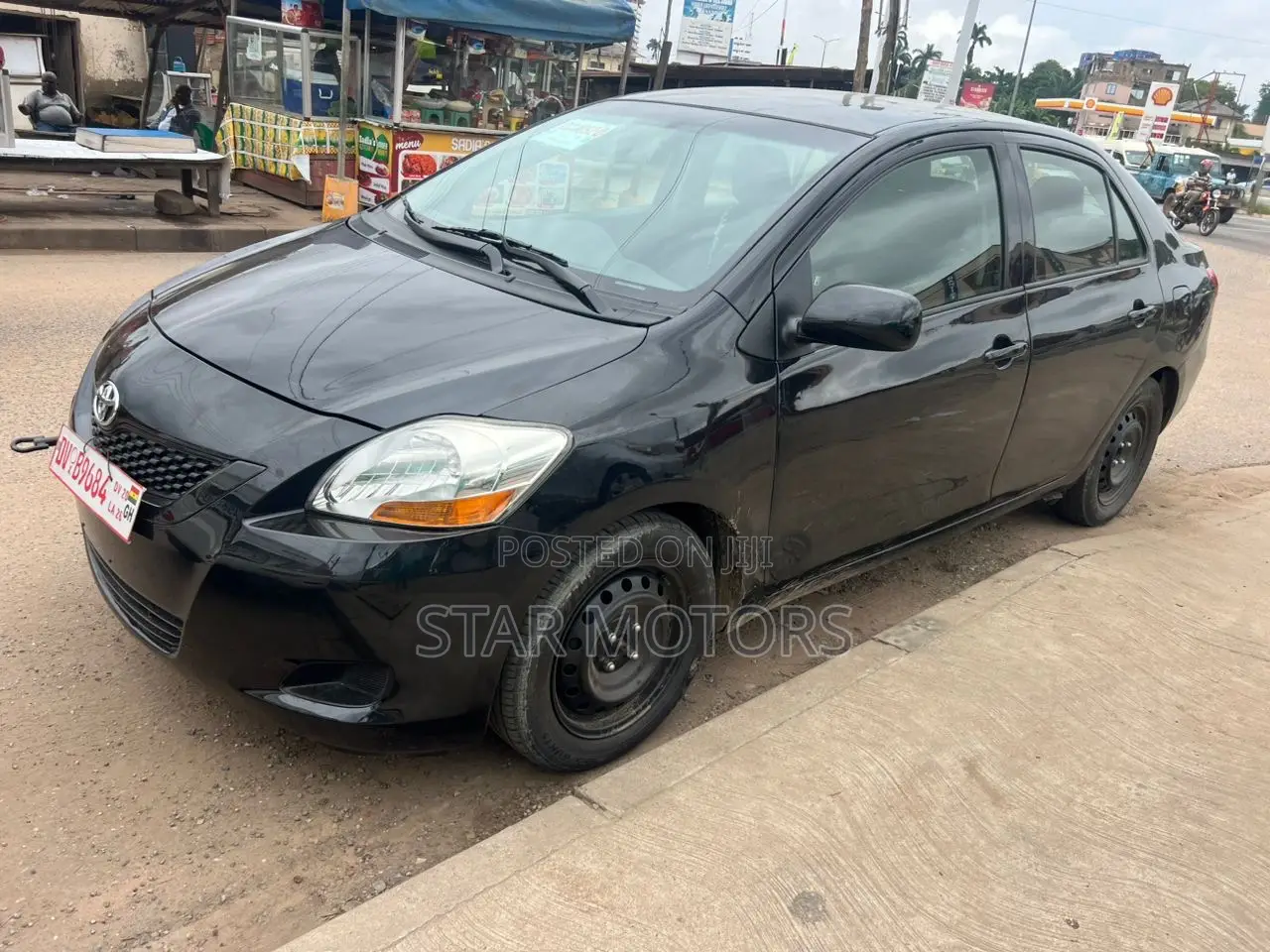 Toyota Yaris 2012 Black