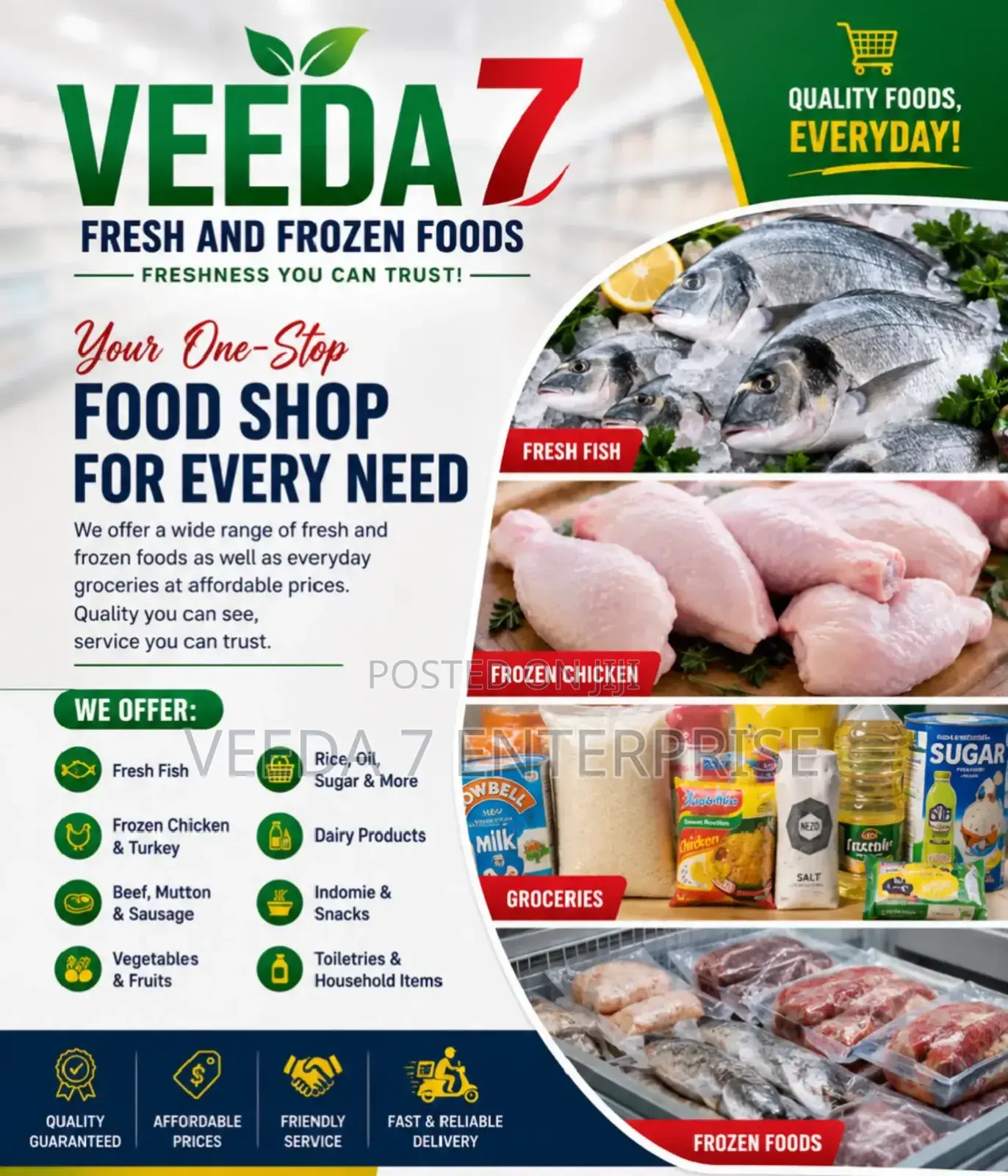 Fresh and Frozen Fishes
