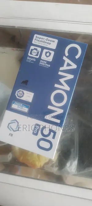 New Tecno Camon 50 Pro 256 GB Black