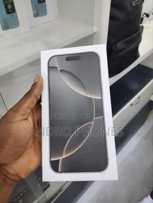 New Apple iPhone 16 Pro Max 256 GB Black
