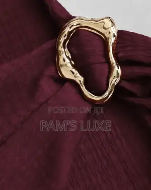 Turtle Neck Draped Mini Dress